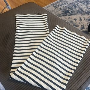 ZARA midi striped tube dress